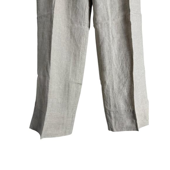 AYR The Alfresco Natural Linen Beige Wide Leg Casual Lightweight Pants Size XL - Picture 8 of 13